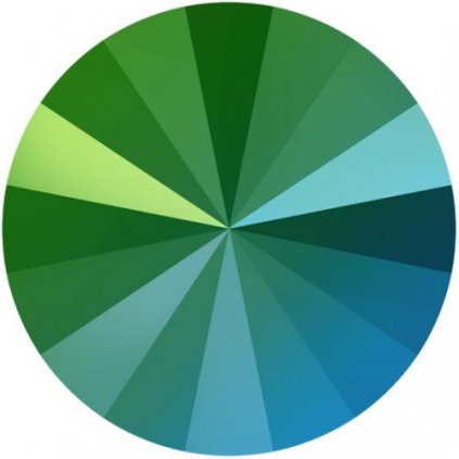 Swarovski® Crystals Rivoli 1122 14mm Scarabaeus Green F