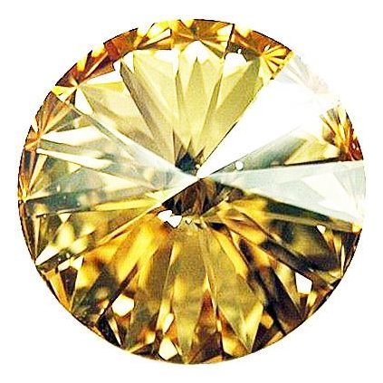 Swarovski® Crystals Rivoli 1122 12mm Golden Shadow F