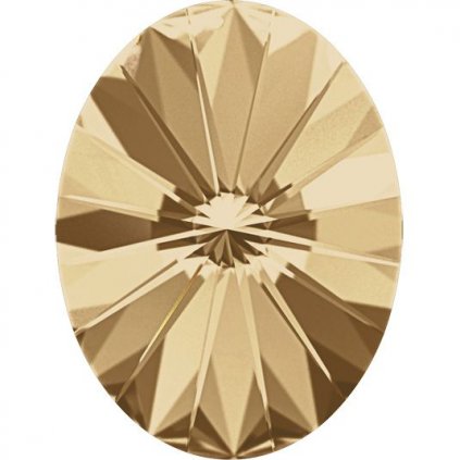 Swarovski® Crystals Rivoli Oval 4122 14/10,5mm Golden Shadow F