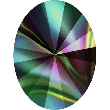 Swarovski® Crystals Rivoli Oval 4122 18/13,5mm Rainbow Dark F