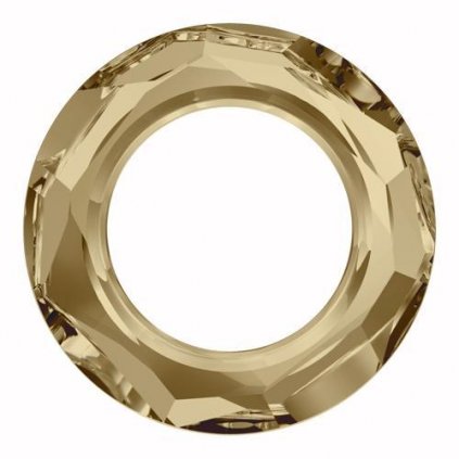 Swarovski® Crystals Cosmic Ring 4139 20mm Golden Shadow