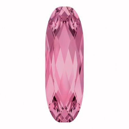 Swarovski® Crystals Baguette Long 4161 27mm Light Rose F