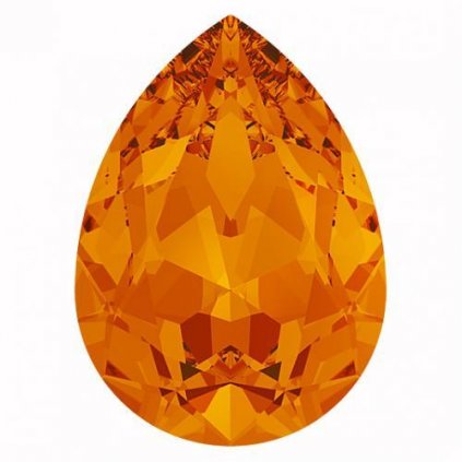 Swarovski® Crystals Pear 4320 14/10mm Tangerine F