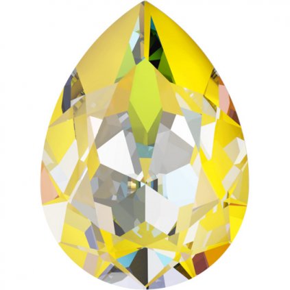 Swarovski® Crystals Pear 4320 14/10mm Sunshine DeLite