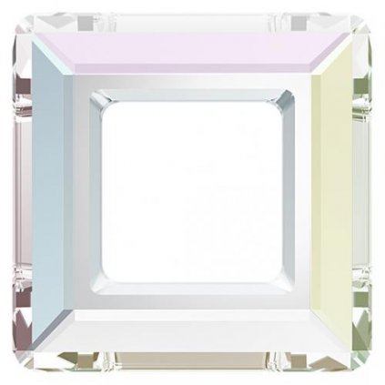 Swarovski® Crystals Square Ring 4439 14mm Crystal AB