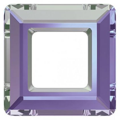 Swarovski® Crystals Square Ring 4439 20mm Vitrail Light