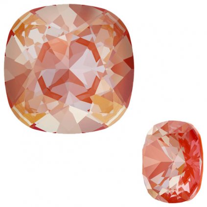 Swarovski® Crystals Square 4470 12mm Oragne Glow DeLite F