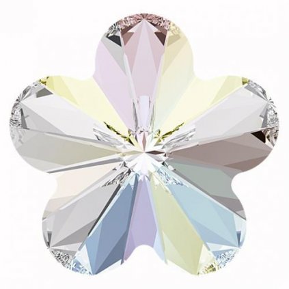 Swarovski® Crystals Flower 4744 10mm Crystal AB F