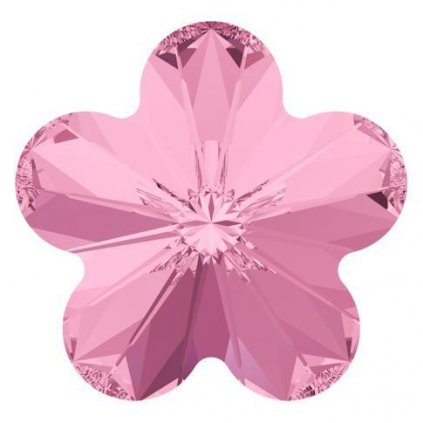 Swarovski® Crystals Flower 4744 10mm Light Rose F