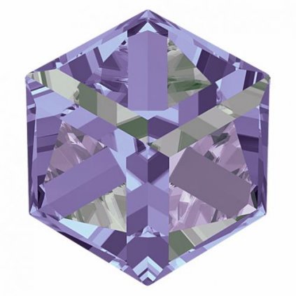 Swarovski® Crystals Angled Cube 4841 6mm Vitrail Light F