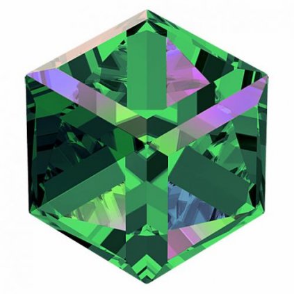 Swarovski® Crystals Angled Cube 4841 8mm Vitrail Medium F