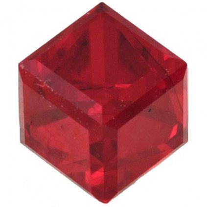 Swarovski® Crystals Angled Cube 4841 8mm Ligth Siam F