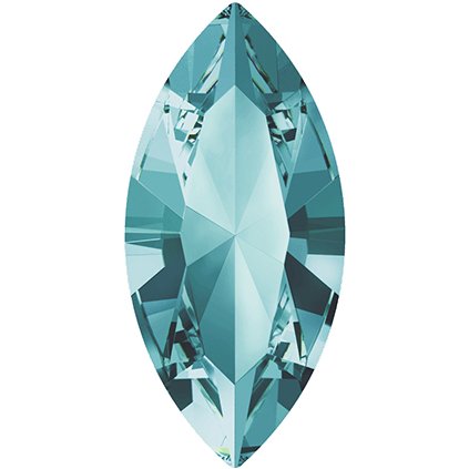 Swarovski® Crystals Navette 4228 8/4mm Light Turquoise F