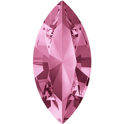 Swarovski® Crystals Navette 4228 10/5mm Light Rose F