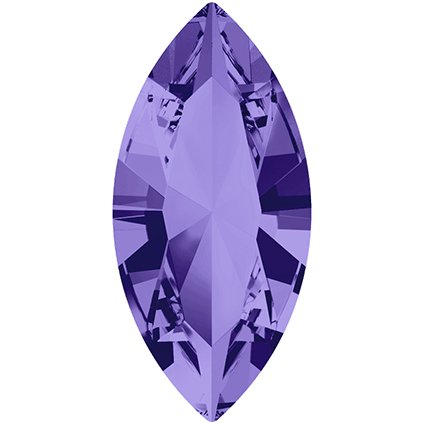 Swarovski® Crystals Navette 4228 15/7mm Tanzanite F