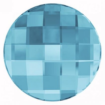 Swarovski® Crystals Chess Circle 2035 10mm Aquamarine F