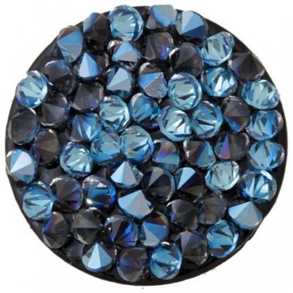 Swarovski® Crystals crystalROCKS kruh 15mm Bluelized
