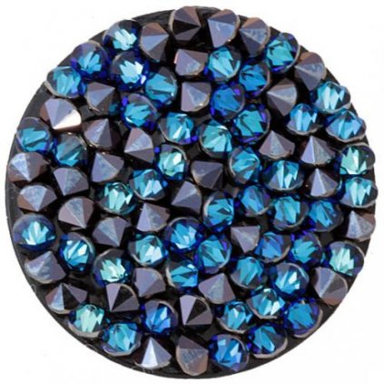 Swarovski® Crystals crystalROCKS kruh 25mm BBL