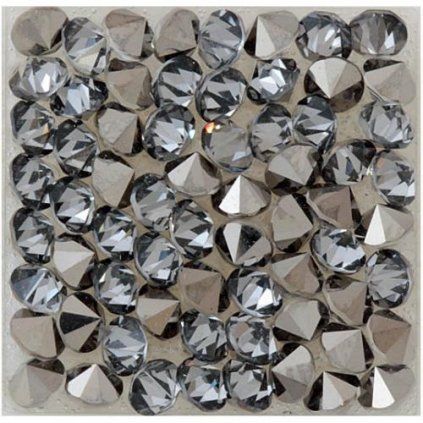 Swarovski® Crystals crystalROCKS čtverec 20mm GOLDEN CHOCOLATE