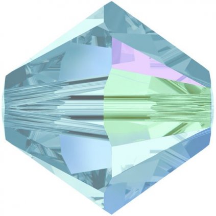Swarovski® Crystals Xilion Beads 5328 4mm Aquamarine AB