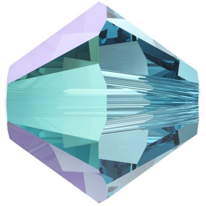 Swarovski® Crystals Xilion Beads 5328 4mm Aquamarine Shimmer