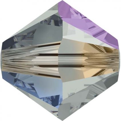 Swarovski® Crystals Xilion Beads 4mm Black Diamond AB2x