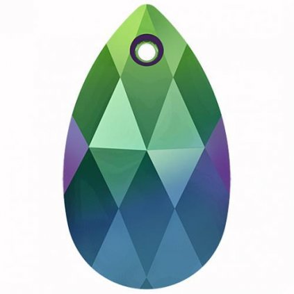Swarovski® Crystals Pear Shaped 6106 22mm Scarabaeus Green