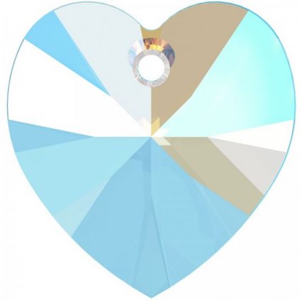 Swarovski® Crystals Heart 6228 10,3/10mm Light Sapphire Shimmer