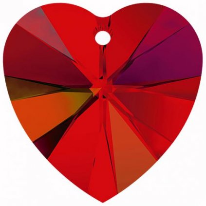 Swarovski® Crystals Heart 6228 40mm Red Magma