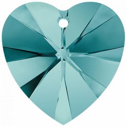 Swarovski® Crystals Heart 6228 10,3/10mm Blue Zircon