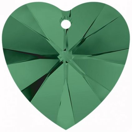 Swarovski® Crystals Heart 6228 14,4/4mm Emerald