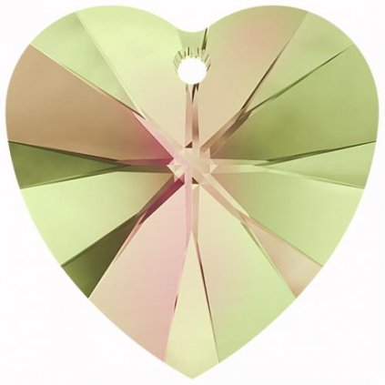 Swarovski® Crystals Heart 6228 18mm Lumingreen