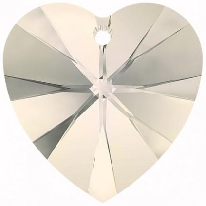 Swarovski® Crystals Heart 6228 14,4/4mm Moon Shadow