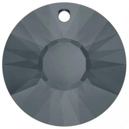 Swarovski® Crystals Sun 6724 12mm Silver Night