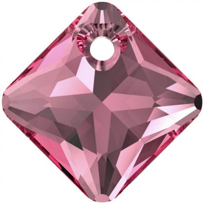 Swarovski® Crystals Princess Cut 6431 9mm Rose