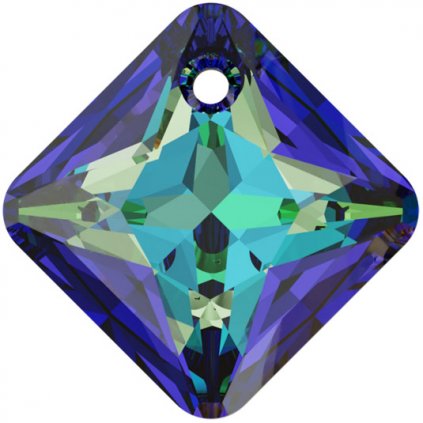 Swarovski® Crystals Princess Cut 6431 16mm Bermuda Blue