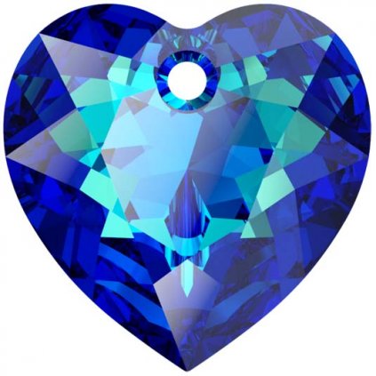 Swarovski® Crystals Heart 6432 10,5mm Bermuda Blue P