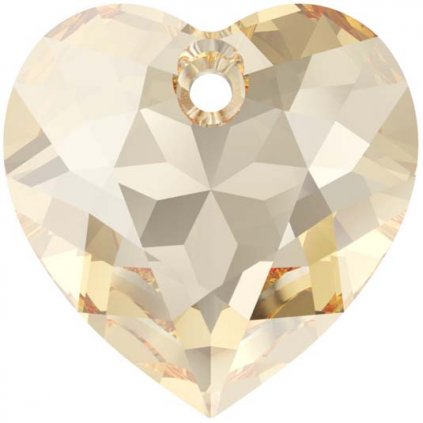 Swarovski® Crystals Heart 6432 14,5mm Golden Shadow