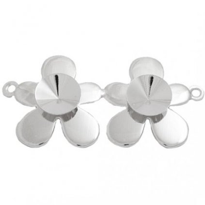 Přívěsek DOUBLE DUMMY Rivoli 8mm rhodium