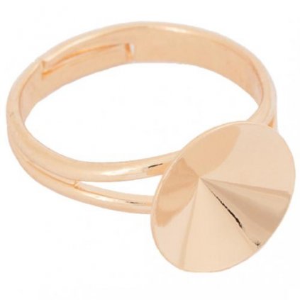 Prsten Rivoli 16mm rose gold