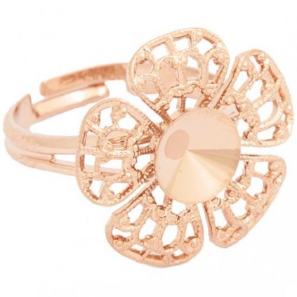 Prsten FILIGRÁN Rivoli 8/20mm rose gold