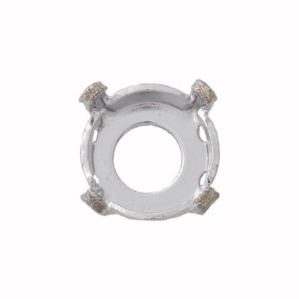 Našívací kotlík Rivoli 8mm rhodium