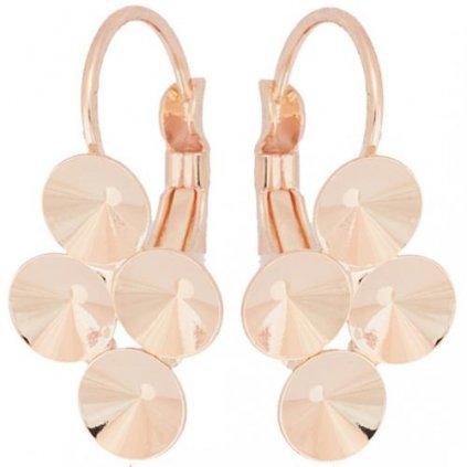 Náušnice KIDS Rivoli 4x6mm rose gold
