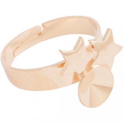 Prsten HVĚZDY Rivoli 8mm rose gold