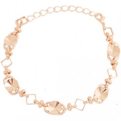 Náramek Rivoli 5x8mm rose gold
