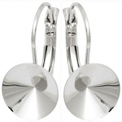 Náušnice Rivoli 12mm Platina 99,9