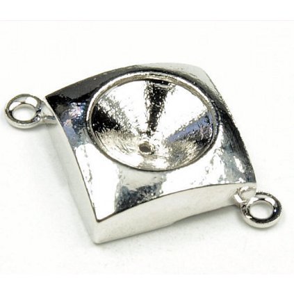 Spojovací komponent lux Rivoli 10mm rhodium