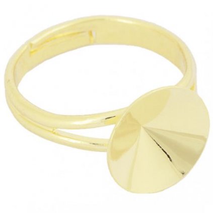 Prsten Rivoli 16mm gold plating 24kt