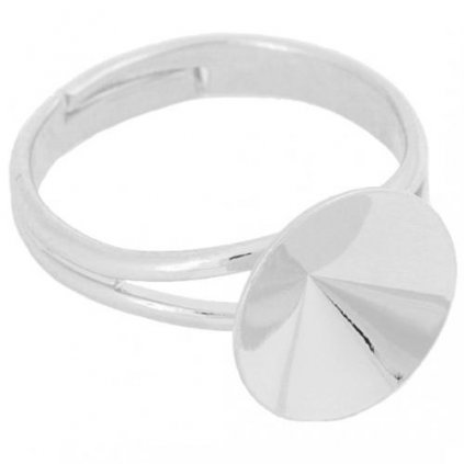 Prsten na Rivoli 16mm rhodium