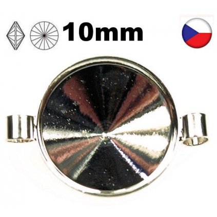 Spojovací komponent na Rivoli 10mm rhodium
